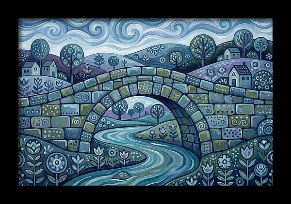 Stone Bridge Over Serene Waters