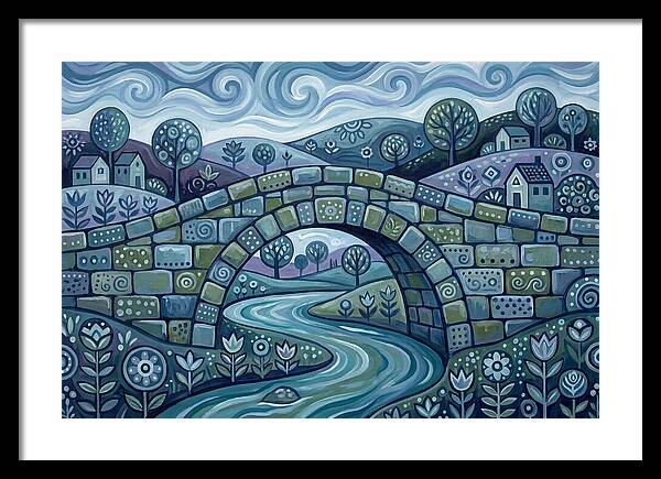 Stone Bridge Over Serene Waters