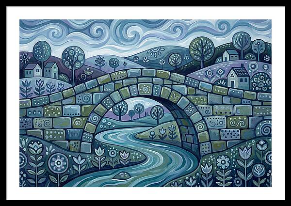 Stone Bridge Over Serene Waters