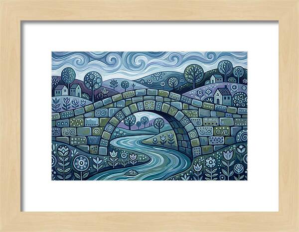 Stone Bridge Over Serene Waters