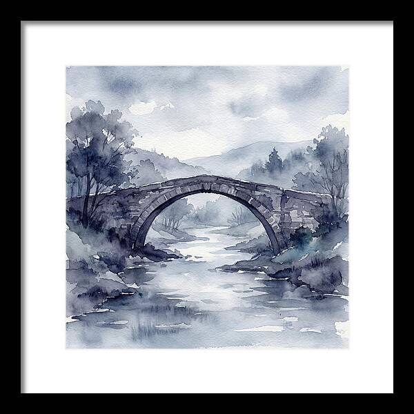 Stone Bridge Over Tranquil Waters