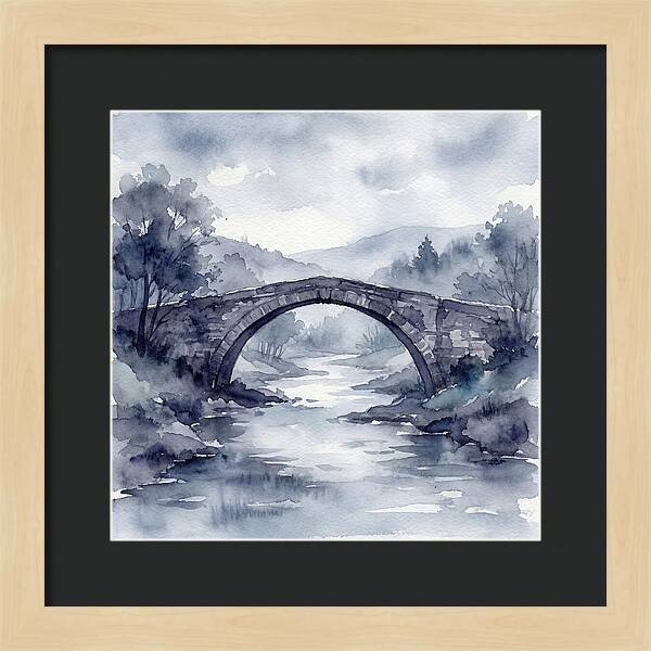 Stone Bridge Over Tranquil Waters