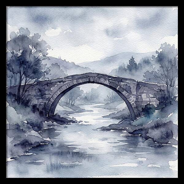 Stone Bridge Over Tranquil Waters