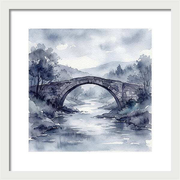Stone Bridge Over Tranquil Waters