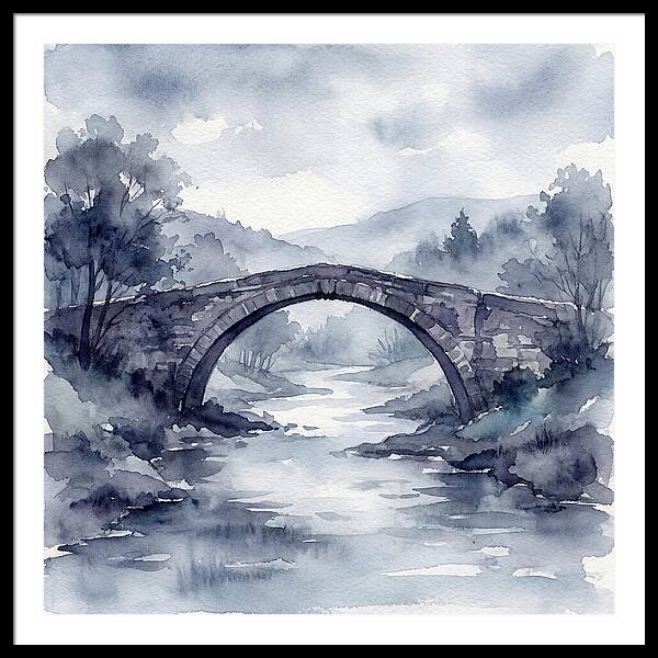 Stone Bridge Over Tranquil Waters