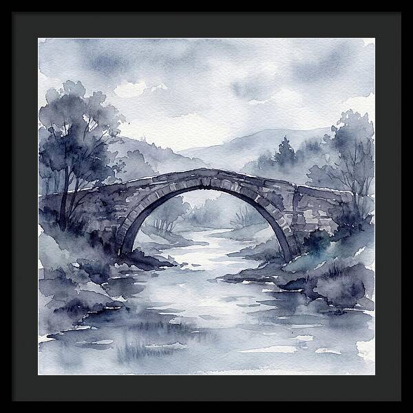 Stone Bridge Over Tranquil Waters