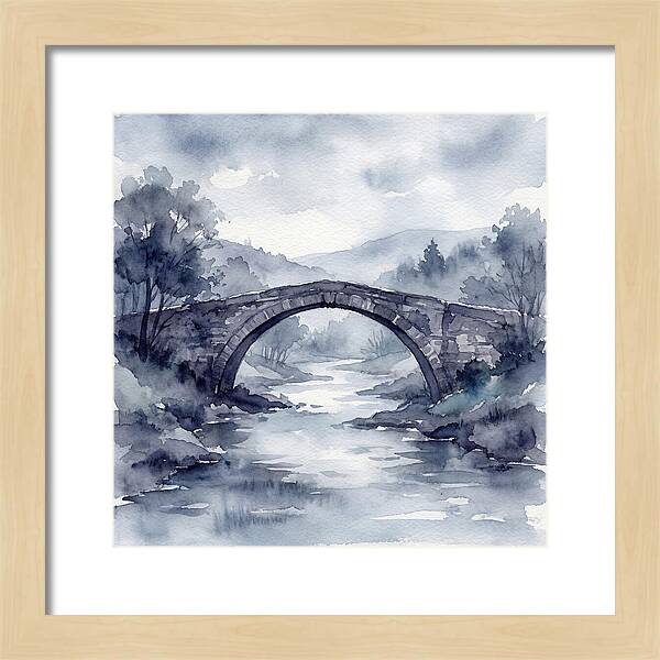 Stone Bridge Over Tranquil Waters