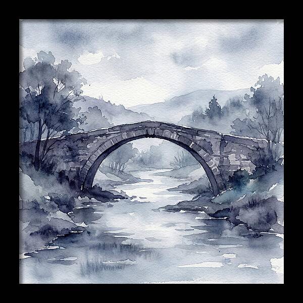 Stone Bridge Over Tranquil Waters
