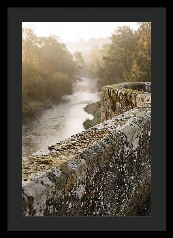 Stone Bridge Parapet At Dawn