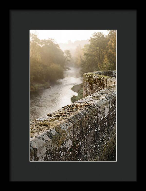 Stone Bridge Parapet At Dawn