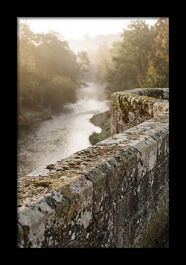 Stone Bridge Parapet At Dawn