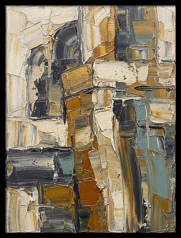 Stone Building Abstract
