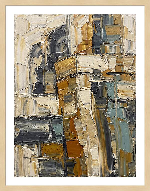 Stone Building Abstract