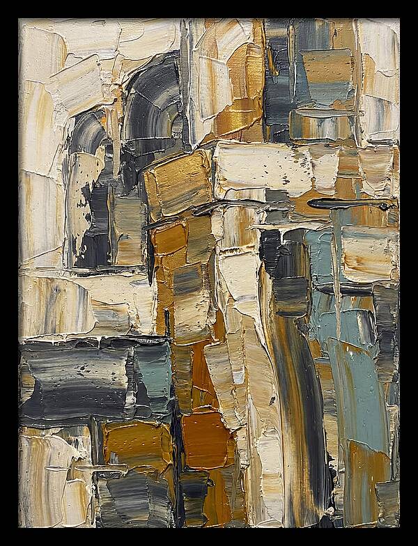 Stone Building Abstract
