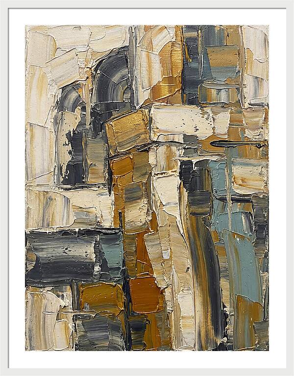 Stone Building Abstract