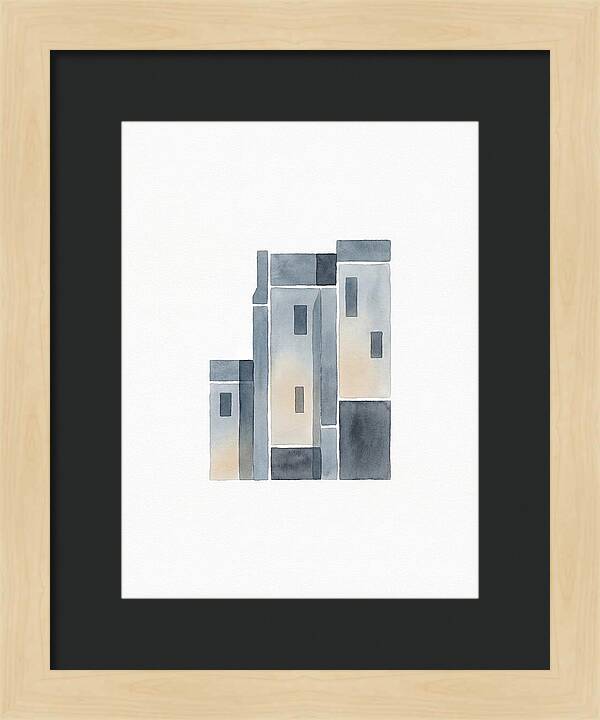 Stone Building Composition