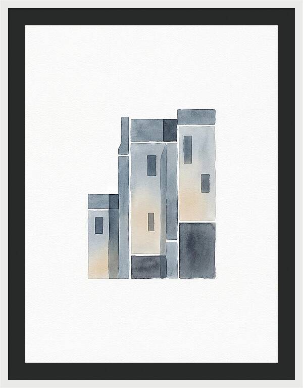 Stone Building Composition