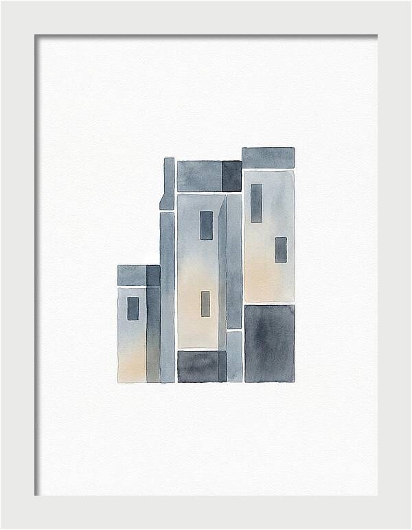 Stone Building Composition