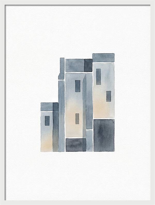 Stone Building Composition