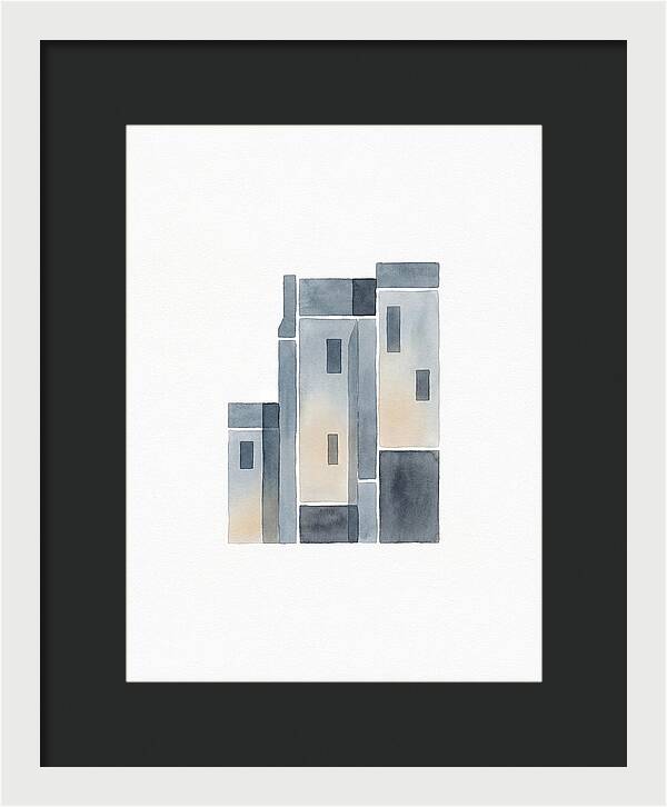 Stone Building Composition