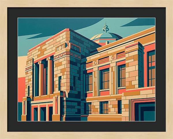 Stone Building Facade