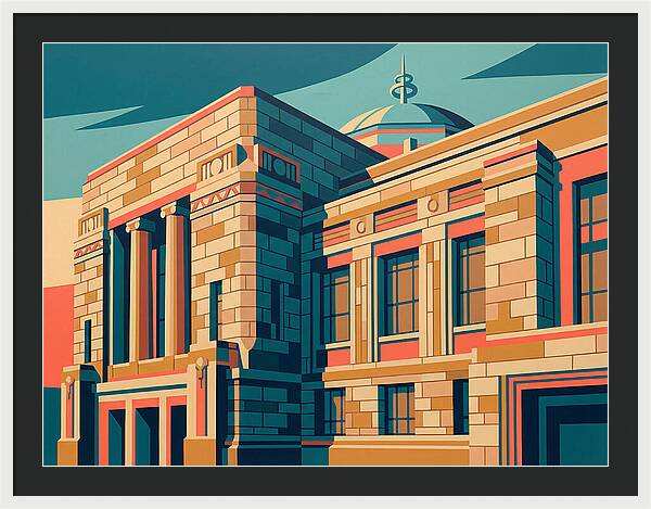 Stone Building Facade