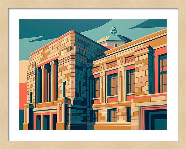 Stone Building Facade