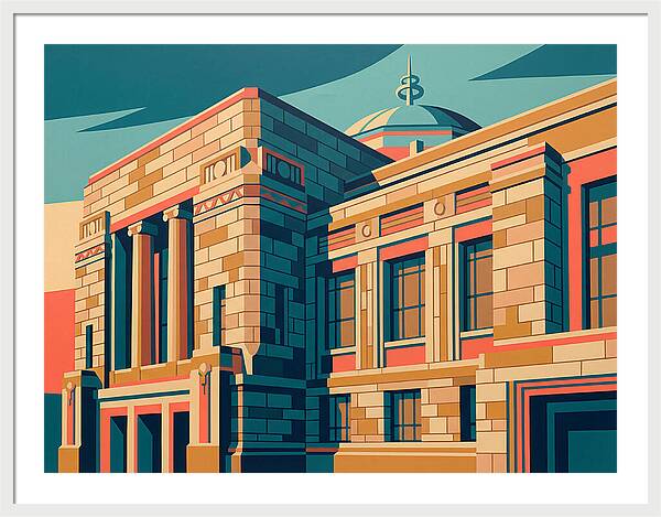 Stone Building Facade