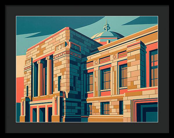 Stone Building Facade