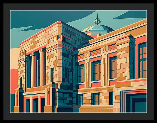 Stone Building Facade