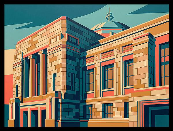 Stone Building Facade