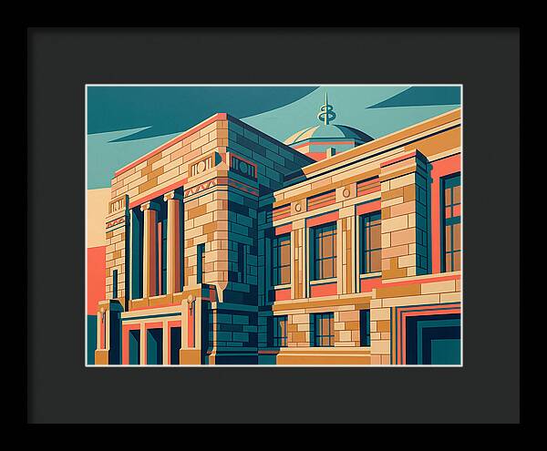Stone Building Facade