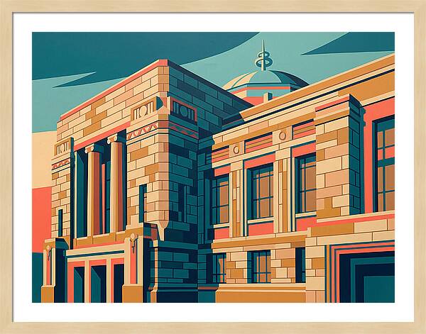 Stone Building Facade