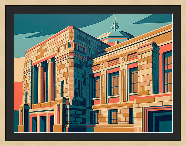 Stone Building Facade