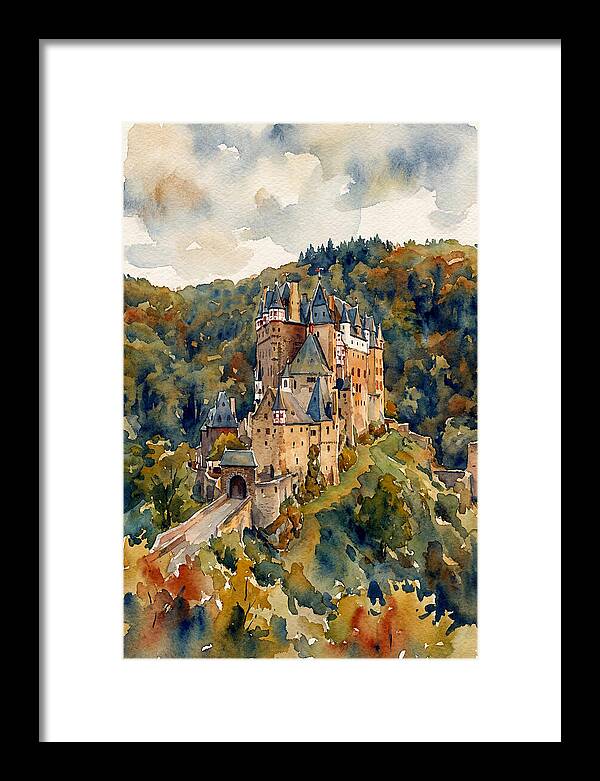 Stone Castle Among The Trees