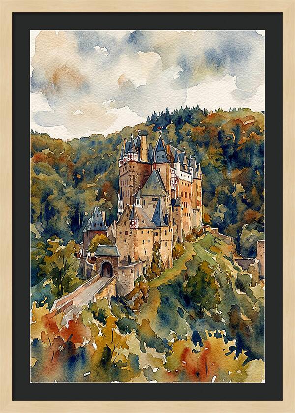 Stone Castle Among The Trees