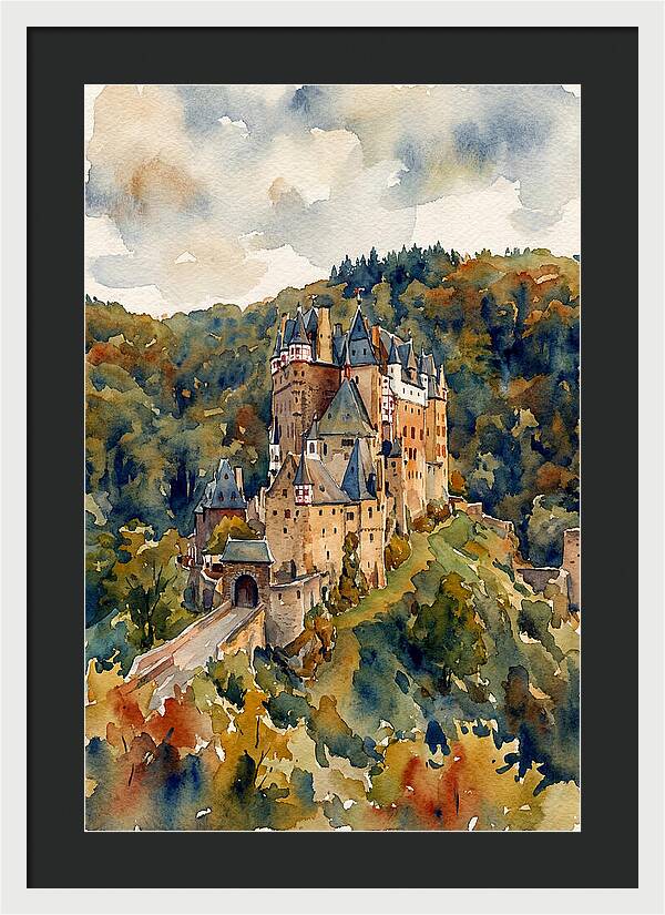 Stone Castle Among The Trees