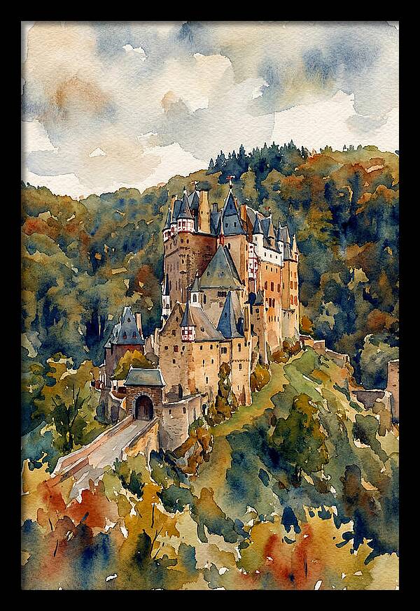 Stone Castle Among The Trees