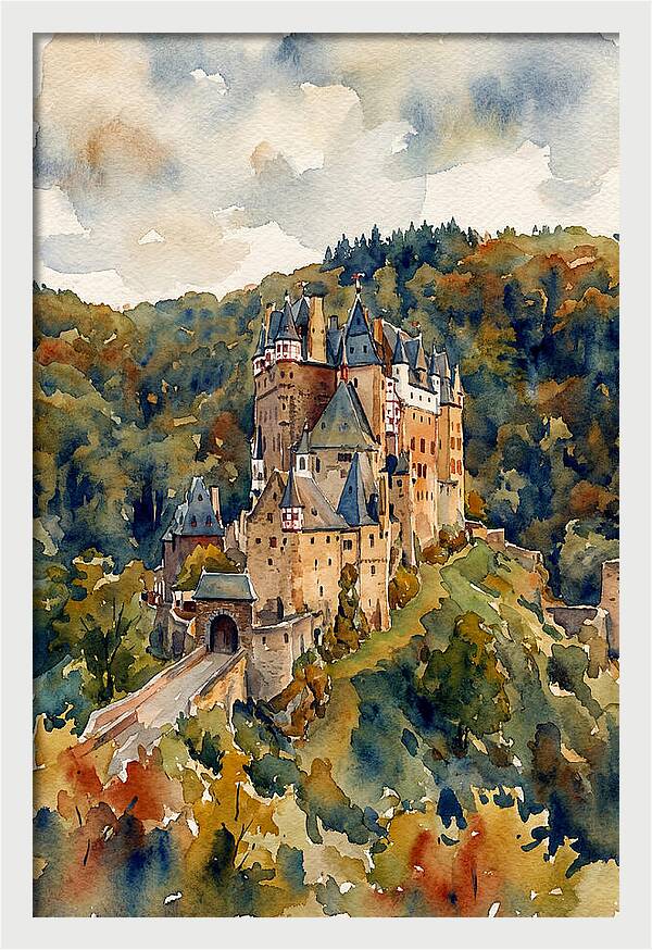 Stone Castle Among The Trees