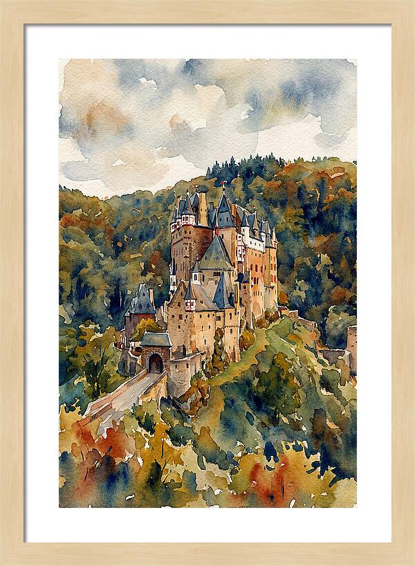 Stone Castle Among The Trees