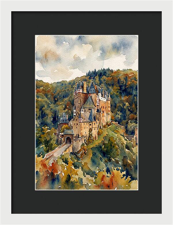 Stone Castle Among The Trees