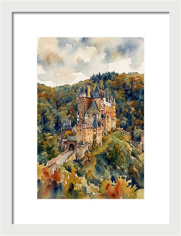 Stone Castle Among The Trees