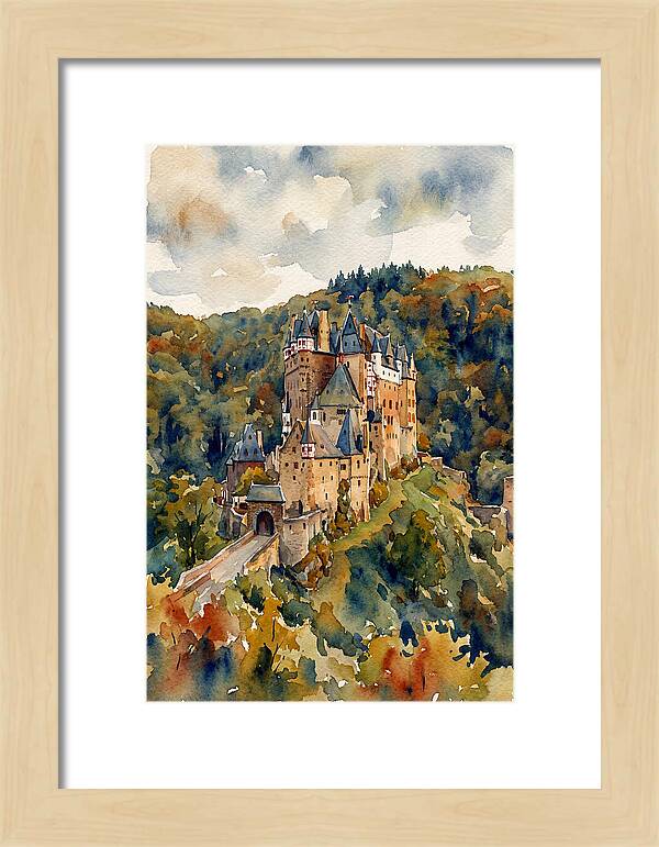 Stone Castle Among The Trees