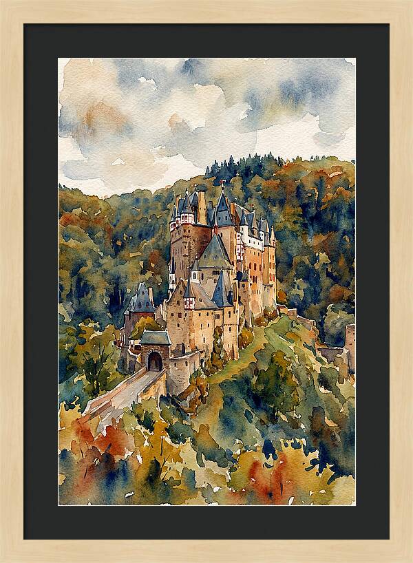 Stone Castle Among The Trees