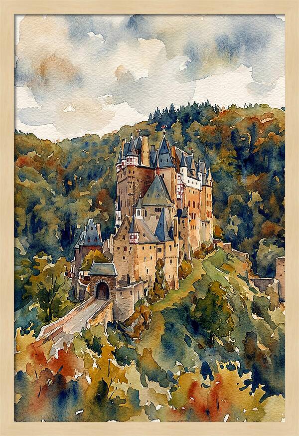 Stone Castle Among The Trees