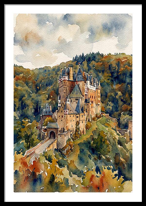 Stone Castle Among The Trees