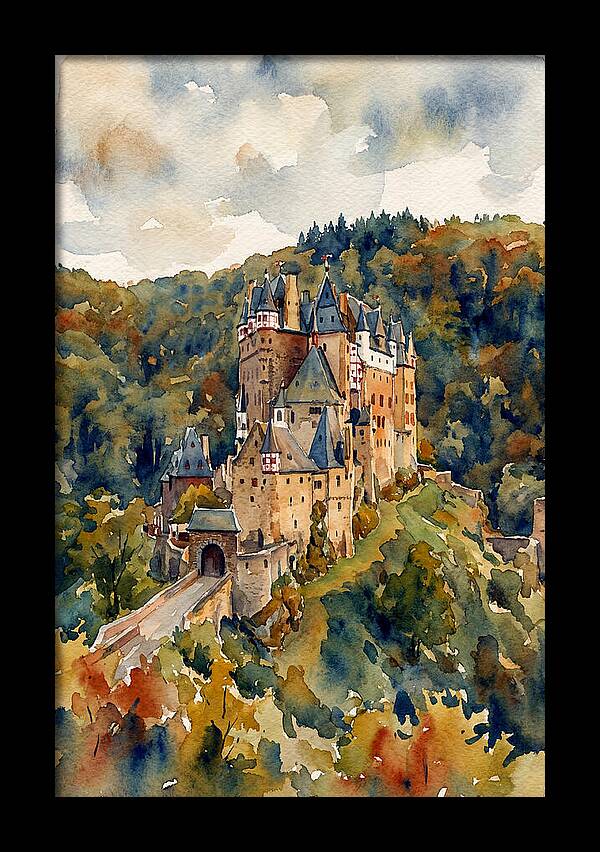 Stone Castle Among The Trees