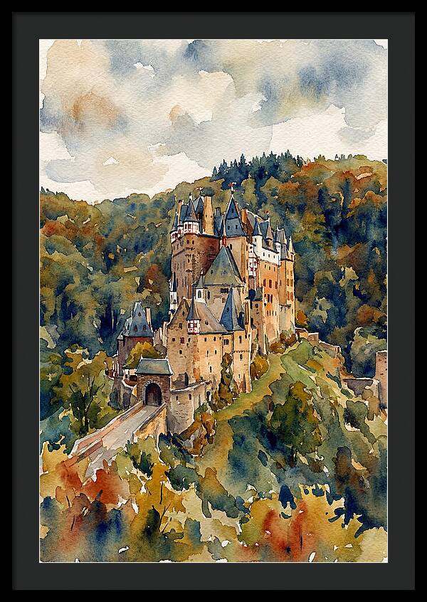 Stone Castle Among The Trees