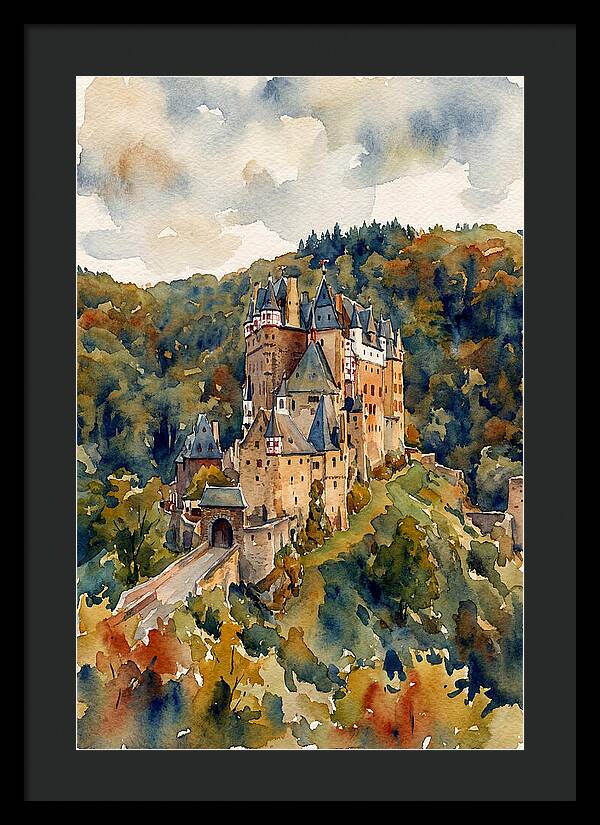 Stone Castle Among The Trees