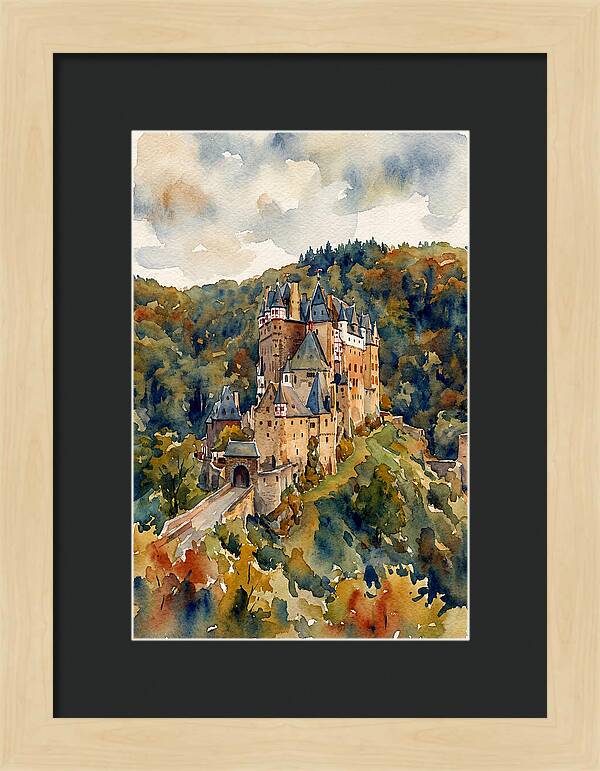 Stone Castle Among The Trees